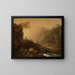 Romantic landscape painting - Franciszek Ksawery Lampi — framed artwork on a wall