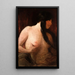Tresses negras - Franciszek Żmurko — cuadro enmarcado en la pared