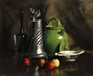 Nature morte avec cruches et fruits - Franck Antoine Bail — vista de la obra