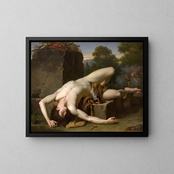 La Muerte de Abel - François-Xavier Fabre — cuadro enmarcado en la pared