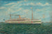 Le Marama, buque hospital neozelandés en alta mar de las Agujas, Isla de Wight, Canal de la Mancha - Frank Barnes — vista de la obra