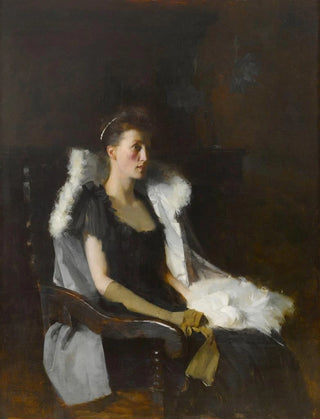 Frank Bramley - A portrait of Ethel Grace Bolitho ne Maclead.webp