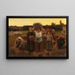 Women of Brittany at Dusk - Frank C Penfold — framed artwork on a wall