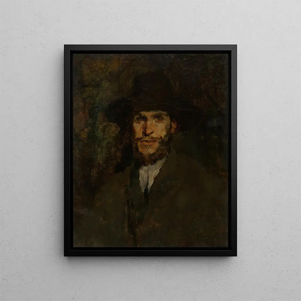 J. Frank Currier 1843-1909 - Frank Duveneck — cuadro enmarcado en la pared