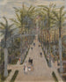 L'allée des palmiers - Frank E. Case — vista de la obra
