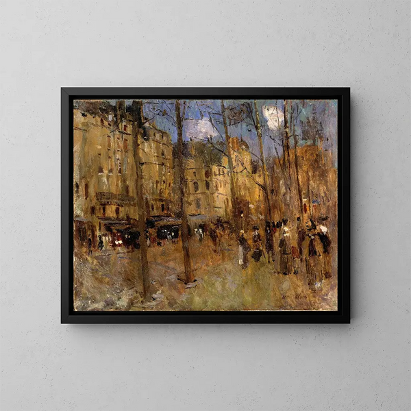 Boulevard Saint-Germain - Frank Edwin Scott — cuadro enmarcado en la pared