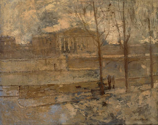 Cámara de Diputados en la niebla - Frank Edwin Scott — vista de la obra