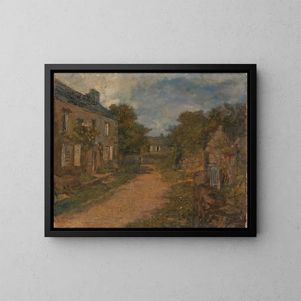 Casa de Millet - Frank Edwin Scott — cuadro enmarcado en la pared
