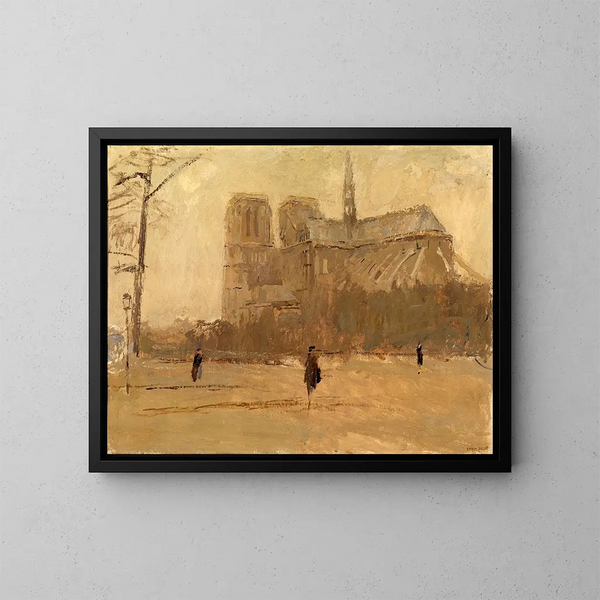 Notre-Dame n° I - Frank Edwin Scott — cuadro enmarcado en la pared