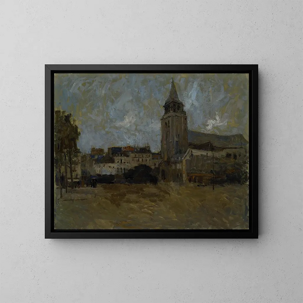 Place Saint-Germain-des-Prés - Frank Edwin Scott — cuadro enmarcado en la pared