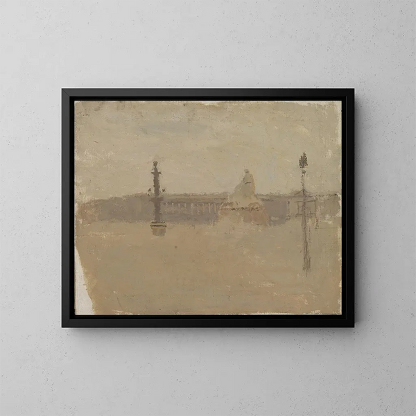 Place de la Concorde n° V - Frank Edwin Scott — cuadro enmarcado en la pared