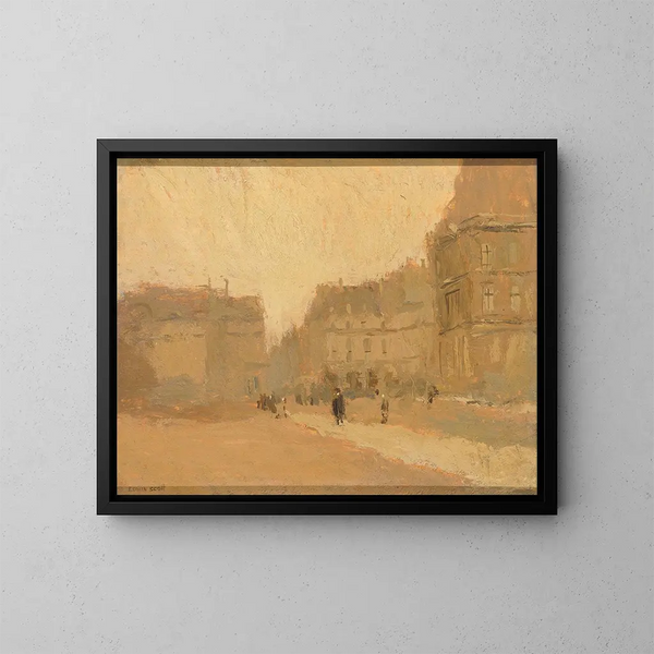 Rue des Pyramides - Frank Edwin Scott — cuadro enmarcado en la pared