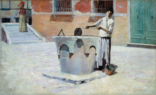 Frank Edwin Scott - Scene Italienne pres de la Fontaine.webp
