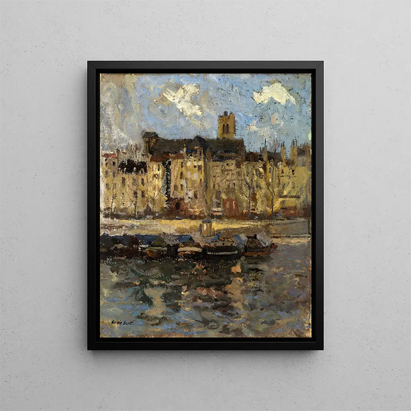 Saint-Gervais - Frank Edwin Scott — cuadro enmarcado en la pared