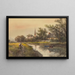 Escena de campo sin título - Frank F. English — cuadro enmarcado en la pared