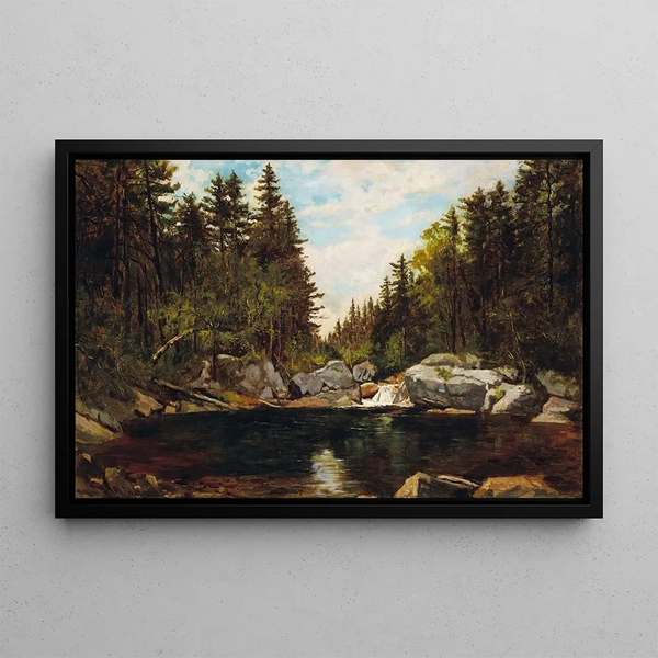 de la Cuenca de Esmeralda cerca de Glen House, New Hampshire - Frank Henry Shapleigh — cuadro enmarcado en la pared