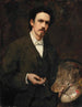 Portrait painting of Sir James Jebusa Shannon - Frank Markham Skipworth — artwork view
