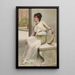 Zara, a Dancer - Frank Markham Skipworth — framed artwork on a wall