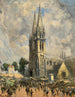 Iglesia en Normandía - Frank Myers Boggs — vista de la obra