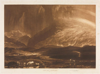 Tourbière en Escocia - Frank Short — vista de la obra
