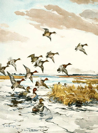 Frank Weston Benson - RedHeads Coming In.webp