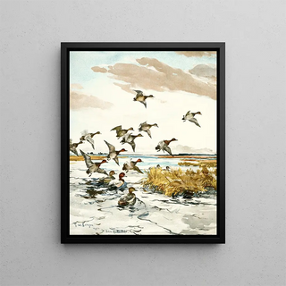 Frank Weston Benson - RedHeads Coming In.webp