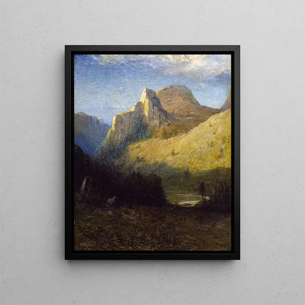 Castillo de Creek Canyon, Dakota del Sur - Franklin De Haven — cuadro enmarcado en la pared