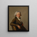 Retrato del escultor Roland - François-André Vincent — cuadro enmarcado en la pared