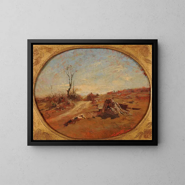 Autumn, the tree - François-Auguste Ravier — framed artwork on a wall