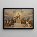 El triunfo de la Ciudad de París - François-Édouard Picot — cuadro enmarcado en la pared