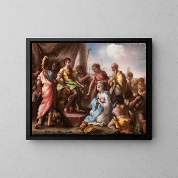 Plaque - François-Édouard Picot — cuadro enmarcado en la pared