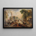 L'attentat de Fieschi boulevard du Temple 28 juillet 1835 - François-Gabriel-Guillaume Lépaulle — framed artwork on a wall