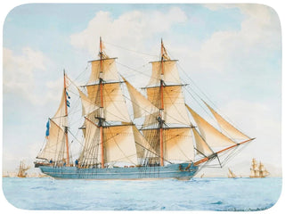 El barco La Atalaya - François-Geoffroy Roux — vista de la obra