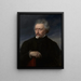 Ary Scheffer towards the end of his life - François-Léon Benouville — framed artwork on a wall