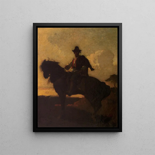 FranoisNicolas Chifflart - Berger cheval dans la campagne de Rome.webp