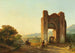 a Romantic landscape with Mauritanian ruins and figures - François Antoine Bossuet — artwork view