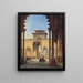 Corte de los Leones de la Alhambra de Granada - François Antoine Bossuet — cuadro enmarcado en la pared