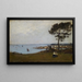 Small Breton port painting - François Bocion — framed artwork on a wall