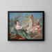 Allegory of Painting - François Boucher — framed artwork on a wall