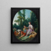 Do they think of grapes? Do they think of grapes - François Boucher — framed artwork on a wall