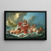 Arion sur le dauphin - François Boucher — framed artwork on a wall