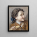 Boy with a Carrot - François Boucher — framed artwork on a wall