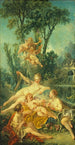 Cupid Captive - François Boucher — artwork view