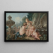 Cupidos en conspiración - François Boucher — cuadro enmarcado en la pared