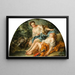 Nymphes chasseresses - François Boucher — framed artwork on a wall
