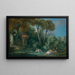 Les Baigneuses - François Boucher — framed artwork on a wall