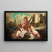 Los Pequeños Pajareros, Los Niños Músicos - François Boucher — cuadro enmarcado en la pared