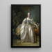 Madame Bergeret - François Boucher — cuadro enmarcado en la pared