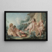 Música y danza - François Boucher — cuadro enmarcado en la pared