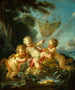 Putti en pêcheur - François Boucher — vista de la obra